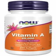 NOW Supplements - Vitamin A 25,000 IU 250 Softgels