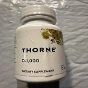 Thorne Vitamin D-1,000 (90 Capsules) 25mcg Exp:2/2025 New Factory Sealed