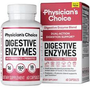 Multi Enzyme Blend, Organic Prebiotics & Probiotics for Digestive & Gut Health