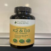 Purely Holistic K2 & D3 150 veg caps Exp 05/2024