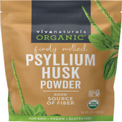 Organic Psyllium Husk Powder, 24 Oz - Finely Ground, Unflavored Plant Based Supe