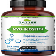 Myo-Inositol Capsules, 2000 Mg per Serving, 120 Vegan Capsules, Ideal Dosage for