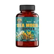 Humming Herbs Sea Moss Complex - 3in1 | 2600MG | 90 Capsules - Organic Irish Sea