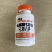 bulk supplements magnesium citrate 180 Capsules Exp 1/25