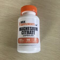 bulk supplements magnesium citrate 180 Capsules Exp 1/25
