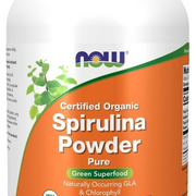 Now Foods Spirulina Powder, Certified Organic 1 lbs Powder