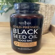 Black Seed Oil Softgel Caps- Premium Cold-Pressed Nigella Sativa Producing 12/25