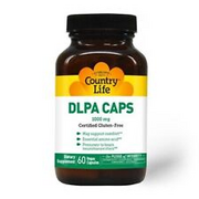 Country Life Super Potency DLPA Caps 1000mg w/B-6 60 Capsule