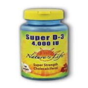 Natures Life Super D-3 4,000 IU 100 Softgel