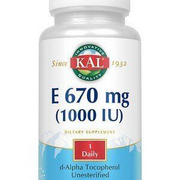 Kal E-670 mg (1000 IU) 30 Softgel