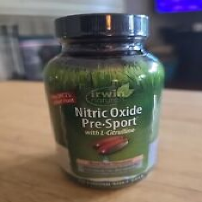 Irwin Naturals Nitric Oxide Pre Sport wih L-Citrulline, 60 Liquid Softgels