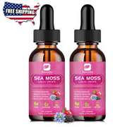 1/2Pack Sea Moss 1000mg Irish Sea Moss Liquid Drops with Burdock Root Supplement
