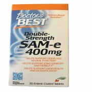 Doctor's Best SAM-e 400 mg, Vegetarian, Gluten Free, Soy 30 Count Exp 6-30-2024