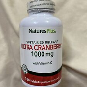 Natures Plus Ultra Cranberry 1000 Sustained Release 180 tablets, Exp. 11/26