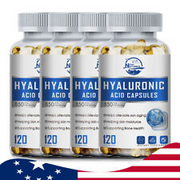 850mg Hyaluronic Acid 30 mg of Vitamin C For Joint and Skin Health 1/2/4Bottles