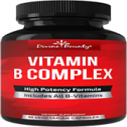 Divine Bounty Super B Complex Vitamins - All B Vitamins Including B12, B1, B2, B