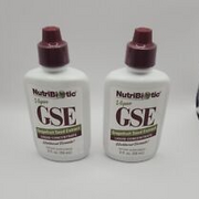 Vegan GSE Grapefruit Seed Extract Liquid Concentrate 2pk 2oz Each Exp 11/27 New