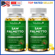 Saw Palmetto 500mg - Premium Prostate Health Support Supplement for Men 240Caps