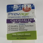 Prevagen Regular Strength 30 Ct 10mg Mixed Berry Flavored Chewables Damaged box