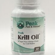 Peak Pure & Natural Peak KRILL OIL 60 Softgels Joint, Brain & Heart Health NEW
