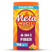 Metamucil, Daily Psyllium Husk Powder Supplement, Sugar-Free Powder, 4-in-1 F...