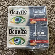 2x Ocuvite Vitamin & Lutein  120 Tabs  (240 Tabs Total EXP 11/24 NEW IN BOX