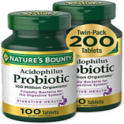 200 Tabl Probiotics 100 Million CFU Potency for Healthy Digestive Immune Health