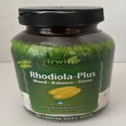 Rhodiola - Plus by Irwin Naturals 75 liquid soft - gels exp 2/25 L@@k