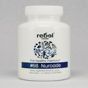 Rebel Herbs Organic Nuroade Capsules for Healthy Memory - 30 Count
