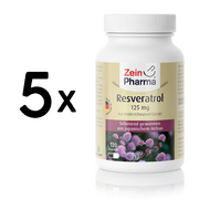 (600 g, 332,07 EUR/1Kg) 5 x (Zein Pharma Resveratrol, 125mg - 120 caps)