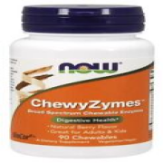 (90g, 211,00 EUR/1Kg) NOW Foods ChewyZymes - 90 chewables