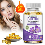 Biotin hochdosiert für Haut, Haare, Nägel 30 Bis 120 Caps