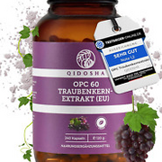 QIDOSHA® Premium OPC Traubenkernextrakt Hochdosiert I 240 Kapseln Vegan