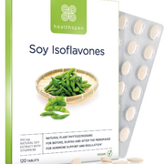 Healthspan Soja-Isoflavone 100Mg | 120 Tabletten | Mit Vitamin B6 | Vegan