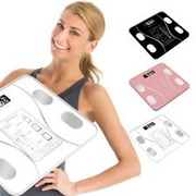 Berührungs sensor Körperfett-BMI-Monitor Bluetooth Elektronische Skala  180KG