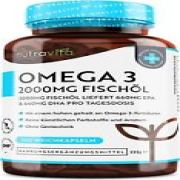Omega 3 Kapseln Hochdosiert 240 - 2000Mg Fischöl Kapseln Mit 660Mg EPA & 440Mg D