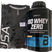 (33,70€/kg)BioTech USA ISO Whey Zero 2270g Protein Powder+Bonus T-Shirt wählbar