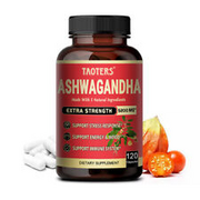 Ashwagandha Besteht Aus 5 Natürlichen Inhaltsstoffen, Hochdosiert 5200 Mg