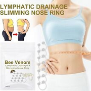 GGPM Bee Venom Lymphatic Drainage and Slimming Nose Ring for Women and Men