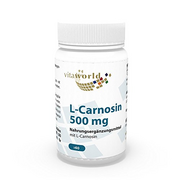 Vita World L-Carnosine 500mg 60 Vegetable Capsules 1500mg Daily dose Made in Germany