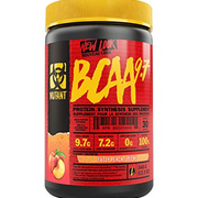 MUTANT BCAA 9.7 | Supplement BCAA Powder with Micronized Amino Acid and Electrolyte Support Stack | 348g (.77 lb) | Fuzzy Peach