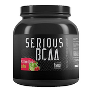 The Bulk Protein Company Serious BCAA Powder 500g, 100 Servings Pre Workout - Helps Build Muscle - Strawberry Lime