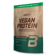 BioTechUSA Vegan Protein | Shake auf Reis- und Erbsenbasis mit Superfoods und Aminosäuren | Zucker-, laktose- und glutenfrei, 2 kg, Schokolade-Zimt