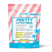 Pretty Little Meal Vanilla Beach von OFFSET Nutrition, leckerer Milchshake zum abnehmen oder Gewicht halten, 208 Kalorien pro Portion, mit Vanille-Geschmack, 28 Portionen