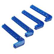 Zerodis Schlittschuhkufenschutz, Rutschfester Schlittschuhschutz, Verstellbar, Weich für die Eisbahn (Blau)