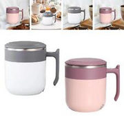 Stainless Steel Self Mixing Mug Gifts Magnetic Mixing Cup