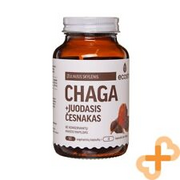 ECOSH CHAGA Black Garlic Supplement 90 Capsules Immune System Heart Health