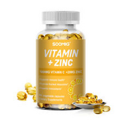 Vitamin C 1000mg 30 To 120 Capsules for Immune Health Support, Bones, Joints