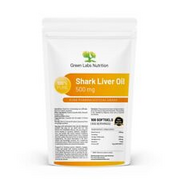 Shark Liver Oil 500mg Softgels Squalene and 20% Alkylglycerols Immune support