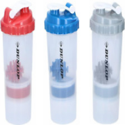 Set of 3 Protein Shaker Protein Shaker Drinks 500 Ml + 170 Ml Powder Compartment